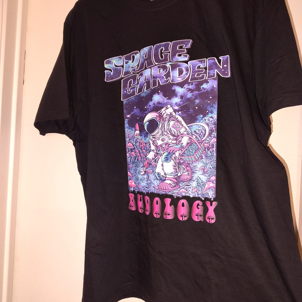Space Garden Black Graphic Tee